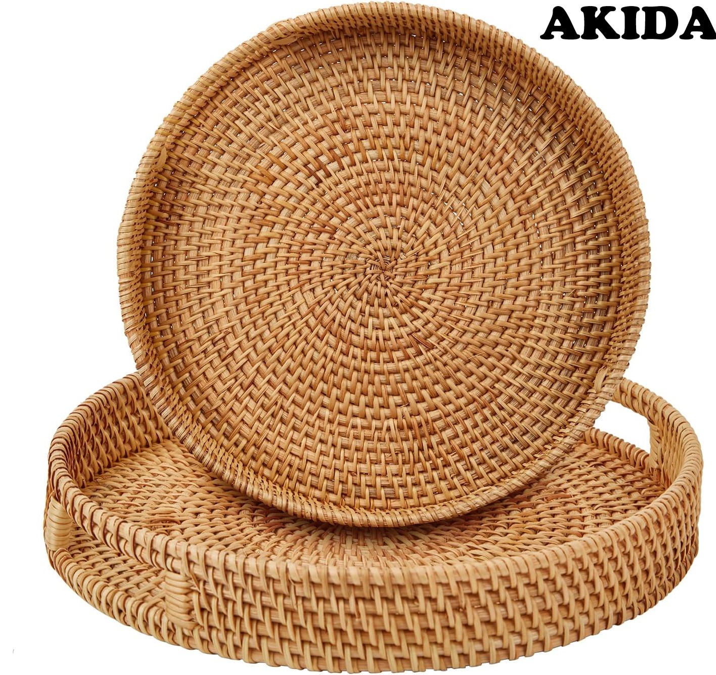 9.1. Rattan serving tray