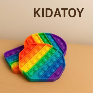 KIDATOY Fidget Toy Colorful Poppers for Kids
