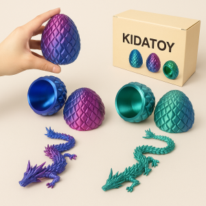 KIDATOY Toy Model Packs Dragon Eggs with Dragon Inside