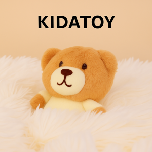 KIDATOY Lovely Brown Bear Plushed Animal